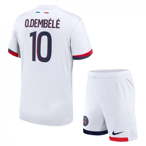 Conjunto Paris Saint-Germain Dembele 10 Equipamento Alternativo 2024-25 - Criança Conjunto Paris Saint-Germain Dembele 10 Equipamento Alternativo 2024-25 - Criança